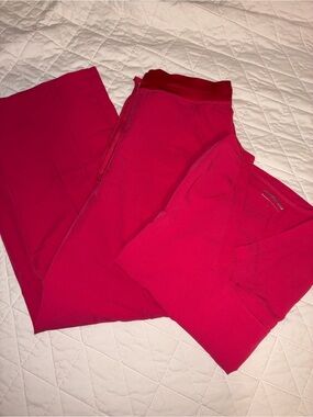 Mandala Hot Pink Scrub Set Size Small